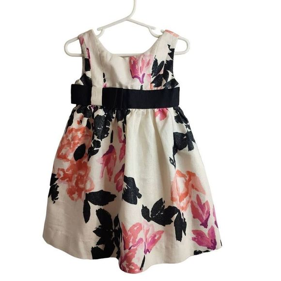 Lilly Pulitzer Other - Lilly Pulitzer NWOT Girls Size 2 Formal Lined Cotton Metallic Floral Dress